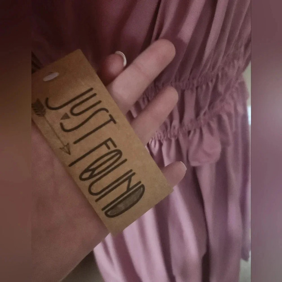 NWT Emery Pink Just Found Frill Dress LG - Picture 5 of 11